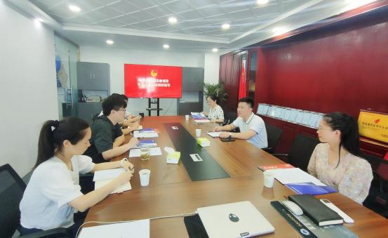 共青團阜陽市委副書記駱強一(yī / yì ／yí)行莅臨公司調研指導
